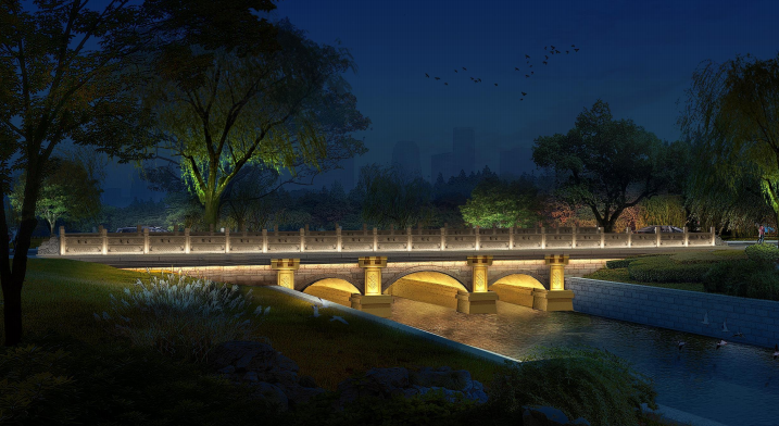齊盛湖公園照明